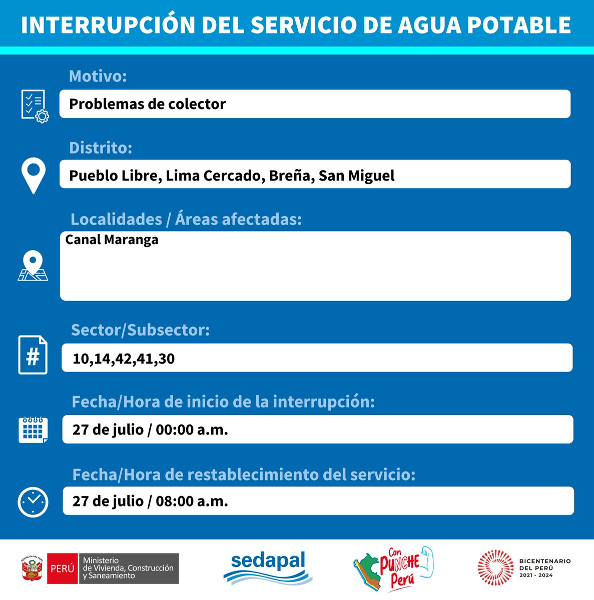 SedapalOficial tweet media