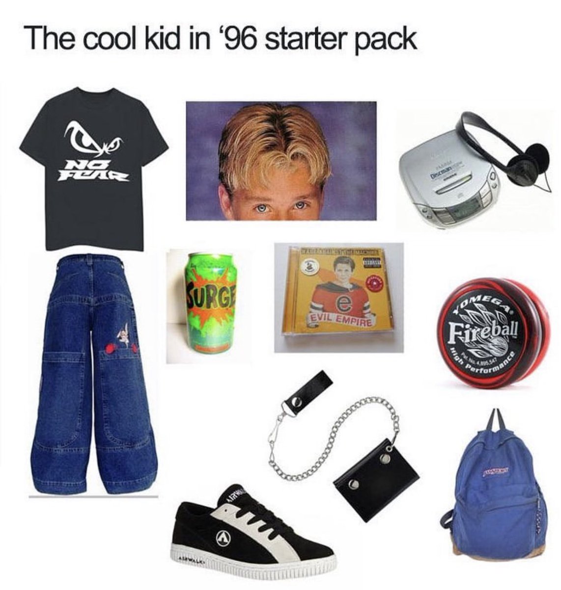Cool kid in the 90s starter pack. 🪀 

#90snolstagia #love #ilovethe80s
#Nostalgia #Throwback #90sKids #90s #80skids #80s #80snolstagia #backintheday #memories #love #classic #imthisold #retro #vintage #oldschool #oldskool #schoolofhardknocks #childhoodmemories #80sbaby