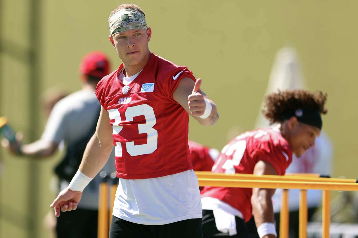 Christian McCaffrey had 1,210 total yards after joining the #49ers, which was the most by a midseason addition in NFL history.

So what can he do now that he understands the offense?

https://t.co/j724TwOglB https://t.co/cKgeN3m5wb
