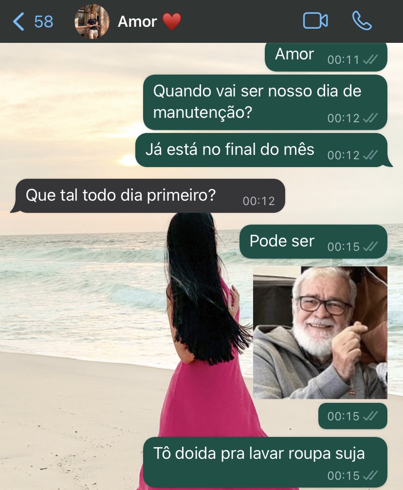 Meu namorado e eu temos “um dia de manutenção”. 🤣
Como é isso? Nós marcamos um café (uma vez no mês) e cada conflito - pequeno ou grande - é conversado e resolvido.
Falamos, ouvimos, pedimos perdão quando necessário, anotamos (literalmente) pontos a melhorar e resetamos. 😁