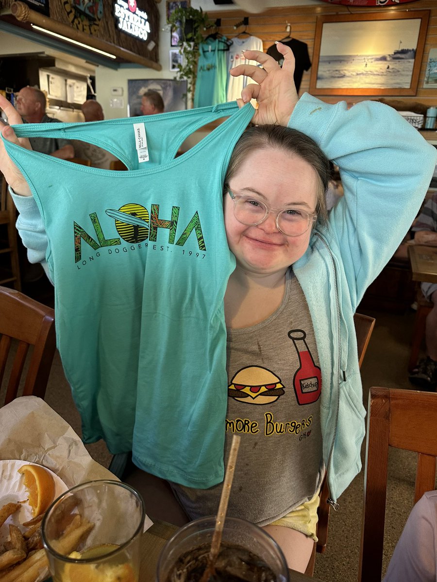 Aloha on the 33rd anniversary of the Americans with Disabilities Act! That smile says it all! 💖 #ADA #DownSyndrome #Grateful
