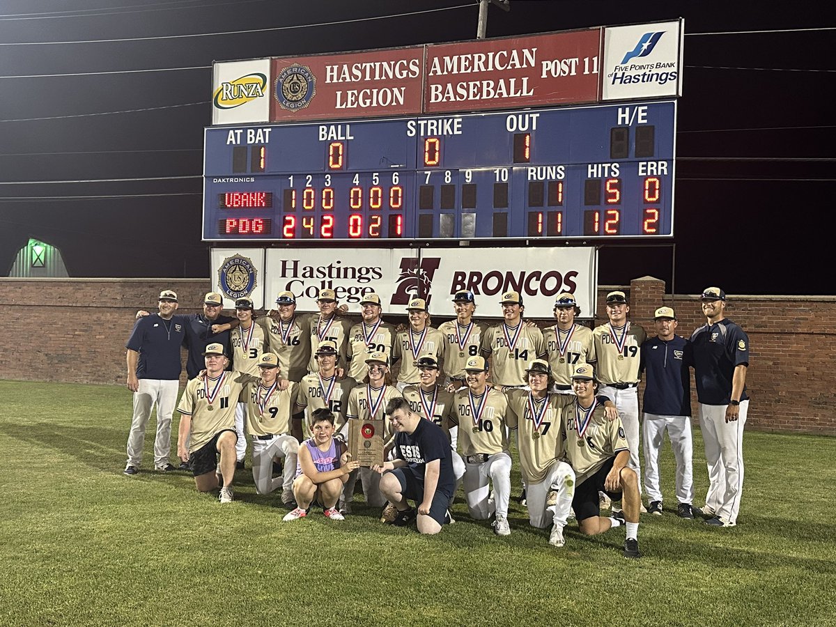 Elkhorn South HS Storm Baseball (@eshs_baseball) on Twitter photo Game 5 of State
Panneton Dental Group Storm Gold 11
Pius 1
Panneton Dental Group Storm is your National Division State Champions!!
'23 @Dane_Mosser 5IP W ER 3H 5K
'24 <a href="/MecknaMichael/">Michael Meckna</a> 1B BB; IP 0ER 2H 3K
'24 <a href="/EikmeierKobe/">Kobe Eikmeier</a> 5H 3RBI 4R 4SB Game 5 of State
Panneton Dental Group Storm Gold 11
Pius 1
Panneton Dental Group Storm is your National Division State Champions!!
'23 @Dane_Mosser 5IP W ER 3H 5K
'24 <a href="/MecknaMichael/">Michael Meckna</a> 1B BB; IP 0ER 2H 3K
'24 <a href="/EikmeierKobe/">Kobe Eikmeier</a> 5H 3RBI 4R 4SB
