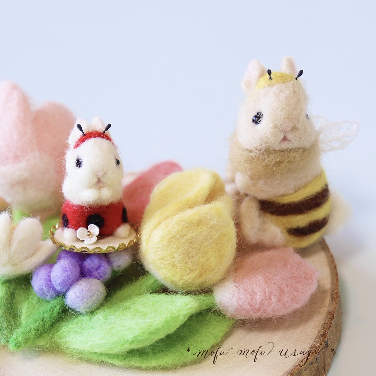 ♡蜜蜂うさぎちゃん♡ みつばちうさぎ