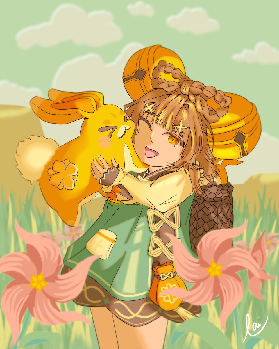 lilaiartsu's tweet photo. Yaoyao^^

#GenshinImpact #genshinimpactyaoyao #yaoyao #fanart #digitalart #commissionsopen https://t.co/5drMnJUfIZ