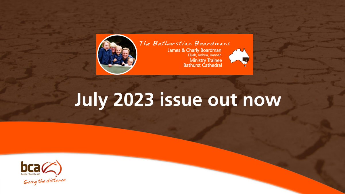 bushchurchaid_'s tweet photo. Life and ministry in Bathurst has been pretty busy lately. All the latest news from Bathurst is in the July 2023 issue of The Bathurstian Boardmans newsletter which is available to download now: https://t.co/V3ASljU1Jv
#BushChurchAid #GoingTheDistance #TheBathurstianBoardmans https://t.co/z7hsEUhs4l