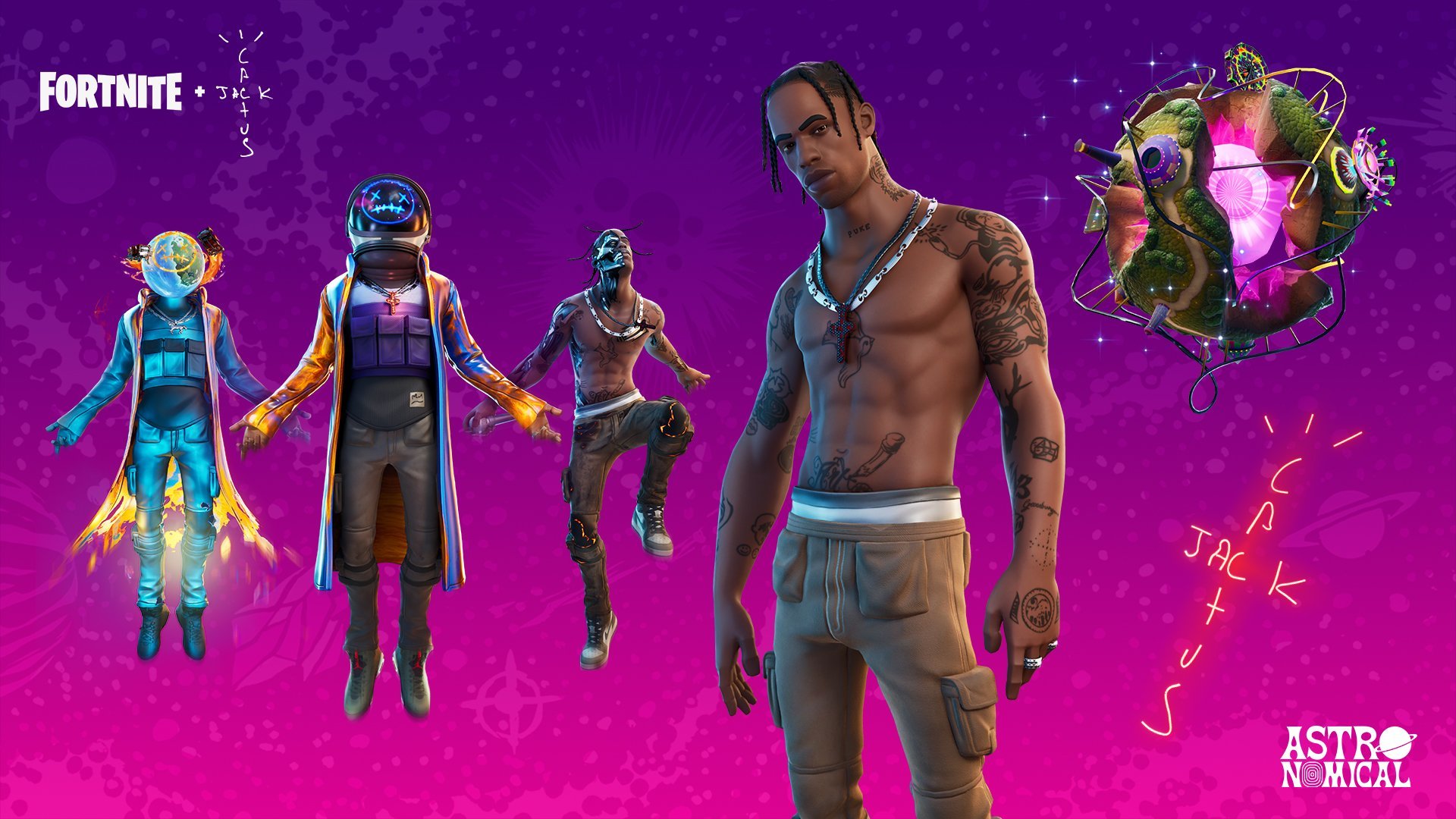 Travis scott Fortnite コラボ限定ポスター Fortnite Info | Green fox on X: 