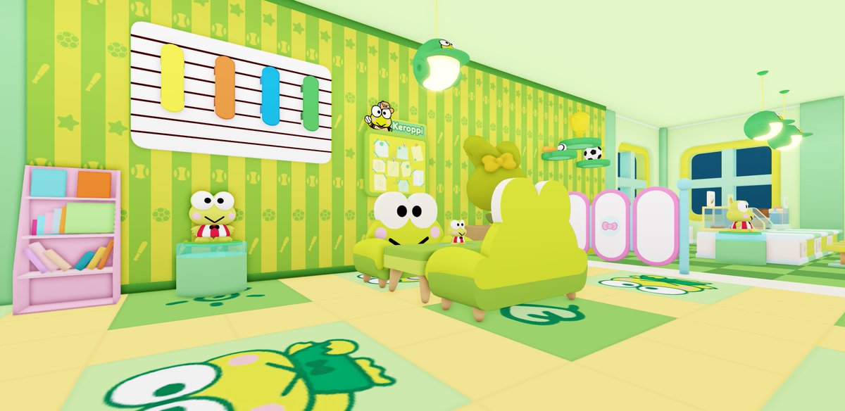 Riivv3r's tweet image. Keroppi 1st Floor 🐸

Full tour: youtu.be/5oJ25O7hJB0

#myhellokittycafe #hellokittycafe