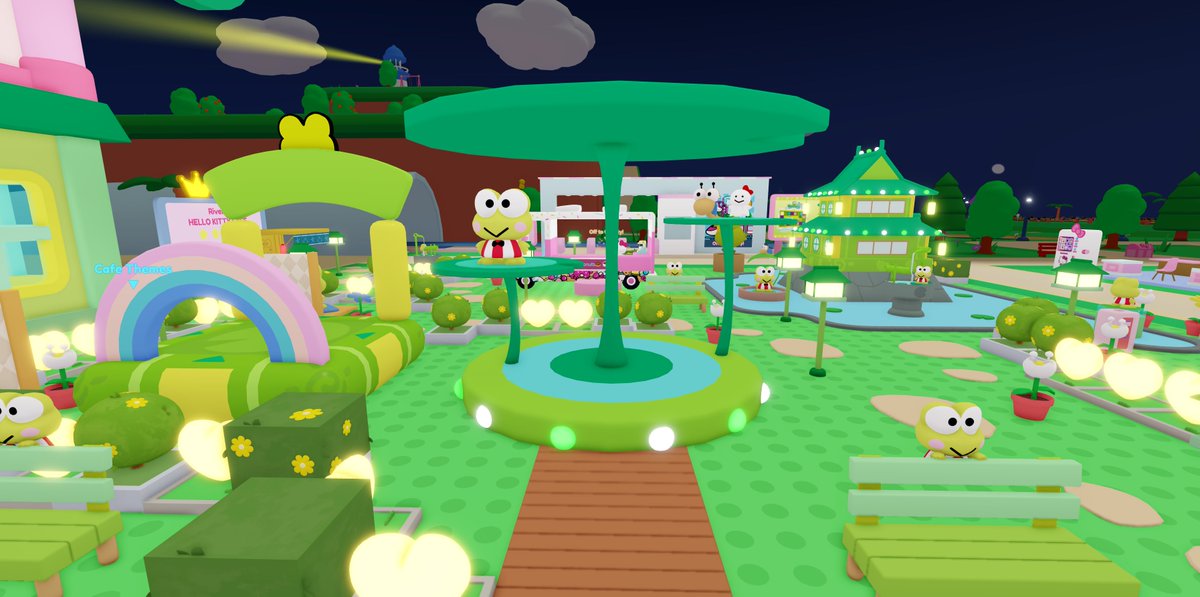 Riivv3r's tweet image. Keroppi Outdoor Cafe 🐸

Full tour: youtu.be/5oJ25O7hJB0

#myhellokittycafe #hellokittycafe