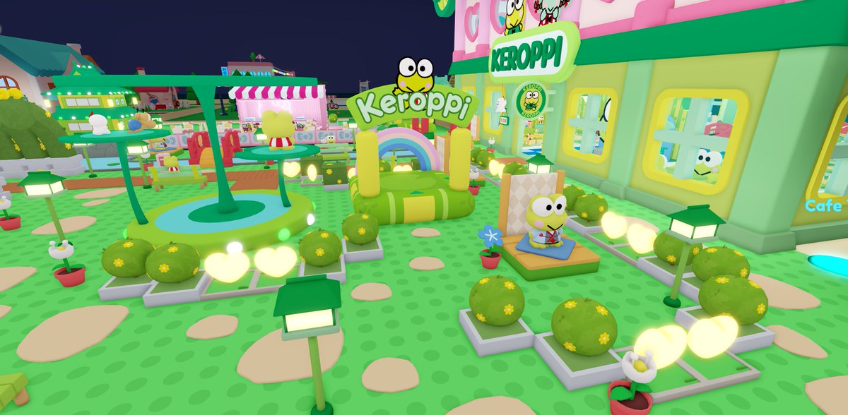 Riivv3r's tweet image. Keroppi Outdoor Cafe 🐸

Full tour: youtu.be/5oJ25O7hJB0

#myhellokittycafe #hellokittycafe