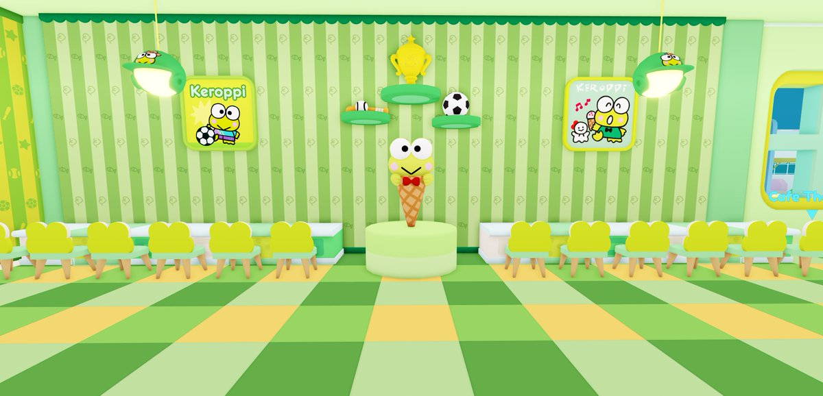 Riivv3r's tweet image. Keroppi 1st Floor 🐸

Full tour: youtu.be/5oJ25O7hJB0

#myhellokittycafe #hellokittycafe
