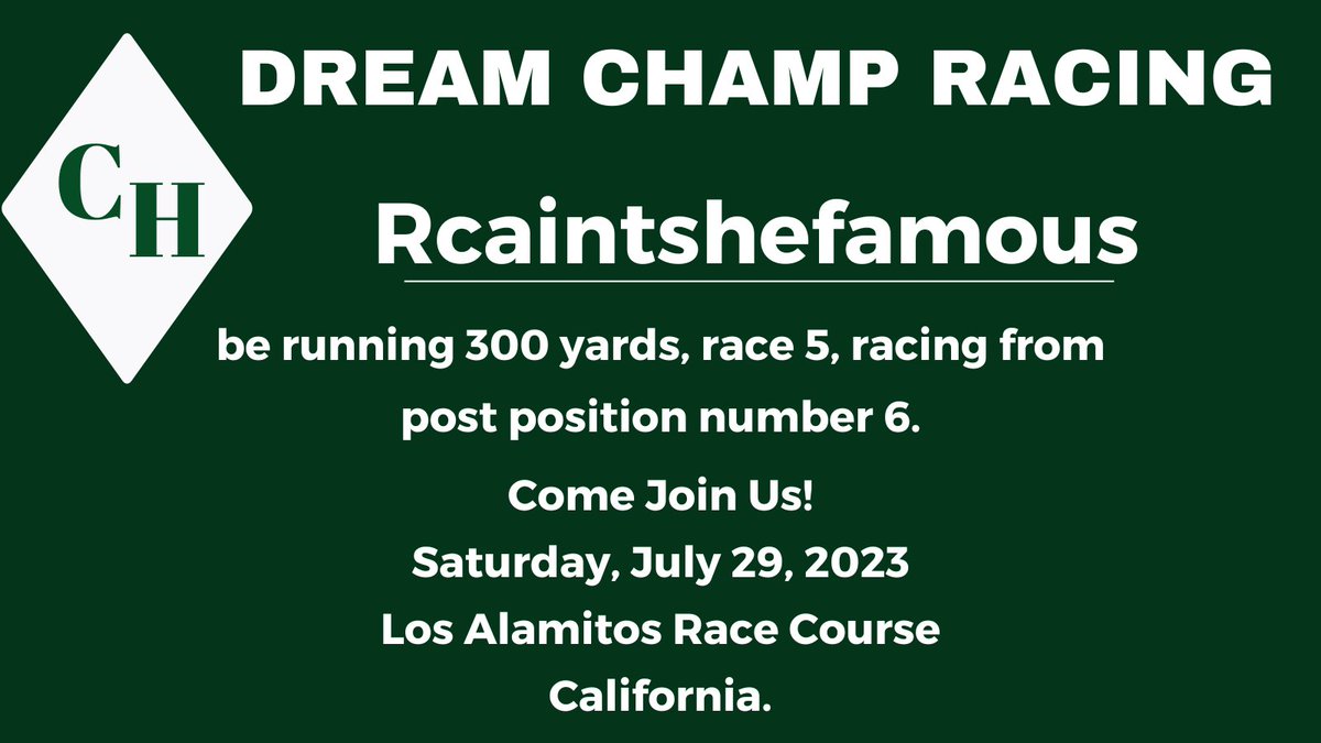 Dream Champ Racing (@racing_champ) on Twitter photo 