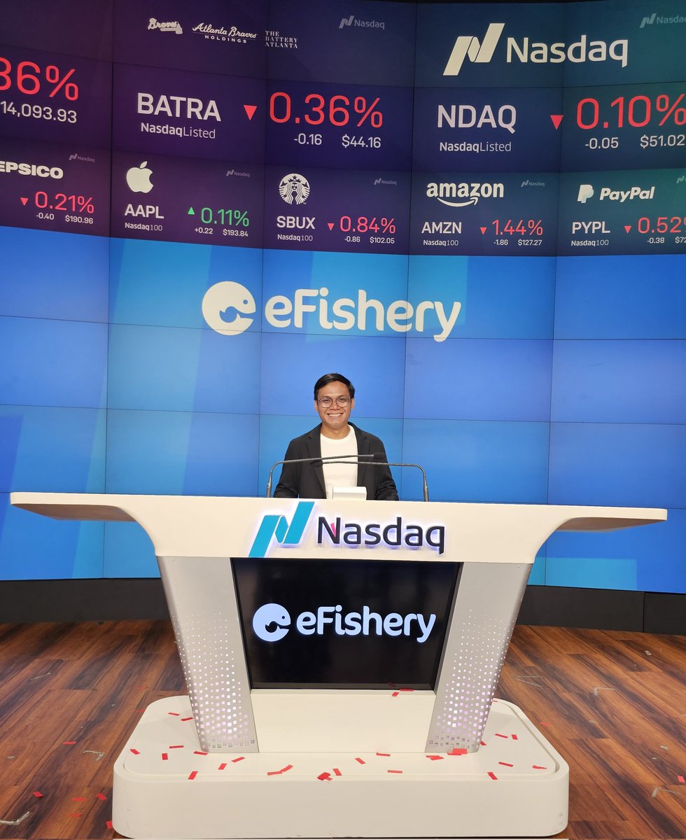 This is what the Gen Z calls 'manifesting'. No, we're not yet listed, of course. But taking picts after bell ringing ceremony puts your imagination more vivid; on what it will look like if/when we're really listed. Thanks <a href="/Nasdaq/">Nasdaq</a> for the bell viewing tour!