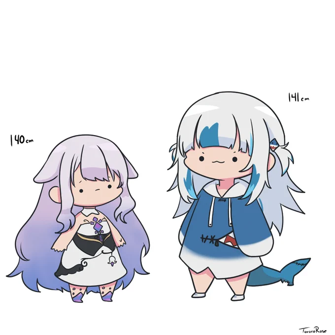She can finally pick on someone her own size (in EN)#gawrt #bijouwled 