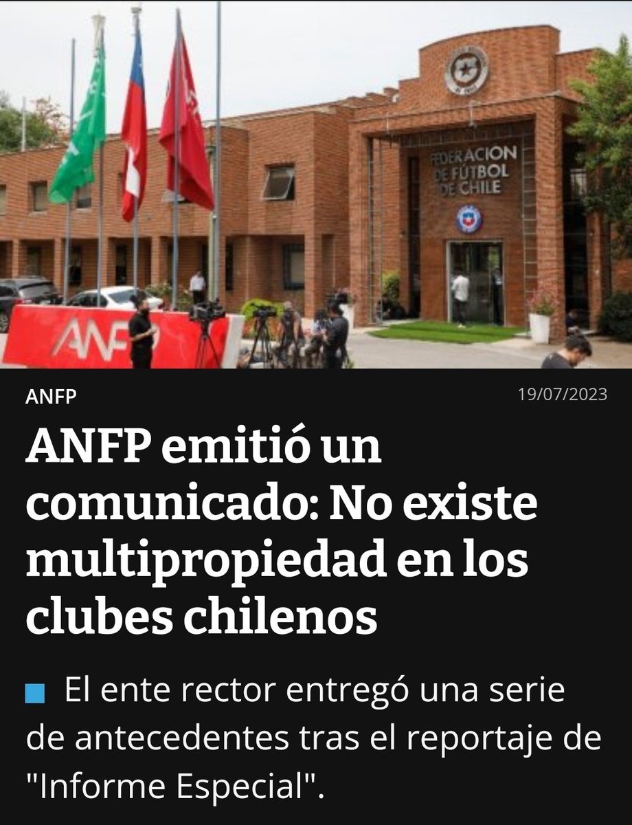 Chilean Premier League tweet media