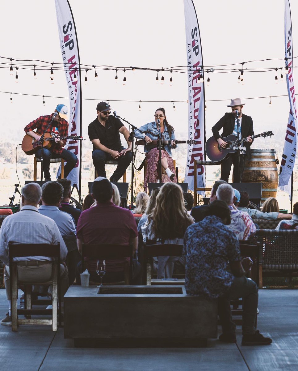 kristianbush's tweet image. Just out here pouring our hearts out at this years Songwriters in Paradise at @RobertYoungWine! 🍷 Last few pictures are of the amazing LaCrema Verite that I keep dreaming of. #sip2023