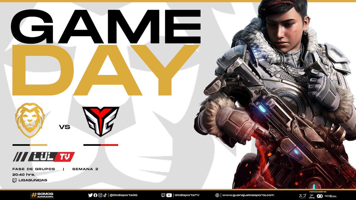 Guanajuato Esports Club ๐ฆ๐ค๐ค (@gtoesportsgg) on Twitter photo โซ๐ก ๐๐ผ๐๐ ๐ฟ๐ผ๐
Hoy tendremos actividad en #Gears5, disputamos la semana 2 de <a href="/LigasUnidas/">Ligas Unidas de Latinoamerica</a> ๐ <a href="/FYCEsports/">FYC eSports</a>. ๐ฆ๐ฎ๐
๐ด Sigue la transmisiรณn en vivo.
๐บ Twitch.tv/LIGASUNIDAD
โฐ 8:40 pm.
ยกVAMOS GTO! ๐ฆ๐ค๐
#SomosGuanajuato โซ๐ก ๐๐ผ๐๐ ๐ฟ๐ผ๐
Hoy tendremos actividad en #Gears5, disputamos la semana 2 de <a href="/LigasUnidas/">Ligas Unidas de Latinoamerica</a> ๐ <a href="/FYCEsports/">FYC eSports</a>. ๐ฆ๐ฎ๐
๐ด Sigue la transmisiรณn en vivo.
๐บ Twitch.tv/LIGASUNIDAD
โฐ 8:40 pm.
ยกVAMOS GTO! ๐ฆ๐ค๐
#SomosGuanajuato