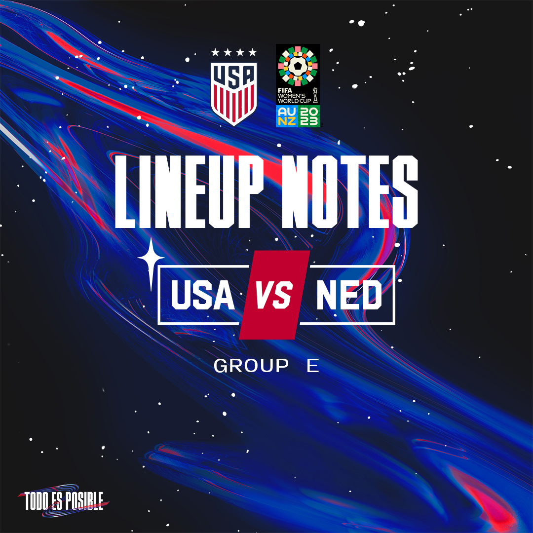 USWNT's tweet photo. Today's lineup...

- No changes from the XI that started versus Vietnam.

- The XI features four players who started against the Netherlands in the 2019 World Cup final: Naeher, Dunn, Ertz and Morgan.

More » https://t.co/lNnnVwEZVU https://t.co/EuT8RKEyCr