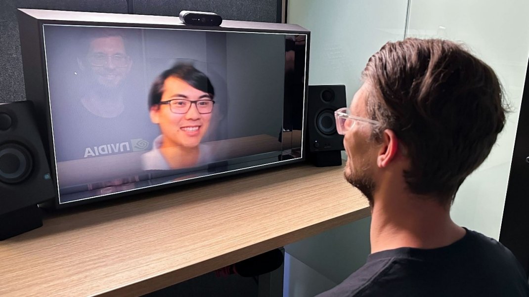luminohope's tweet photo. In about a week @SIGGRAPH, we will showcase an AI-Mediated 3D Video Conference system at Emerging Technologies, where you can talk to people in 3D using only a webcam + GenAI. It also features Live 3D Portrait and many more! Check it out https://t.co/UhUc234I9h https://t.co/LENeWU5QMX