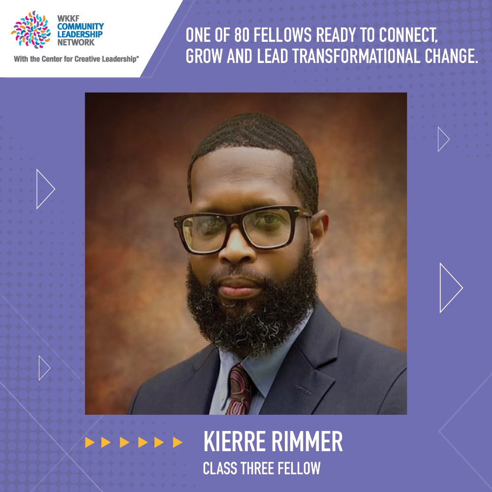 KierreRimmer1's tweet photo. FLY TALK:🗣️It’s WINSday(Wednesday)‼️
I’m proud to announce I’ve been named a W.K. Kellogg Foundation Community Leadership Network fellow! I’m eager to connect with other leaders and learn together ways we can champion equity for children and families. 
#WKKFCLN #FLYZone https://t.co/955FKkY7Jz