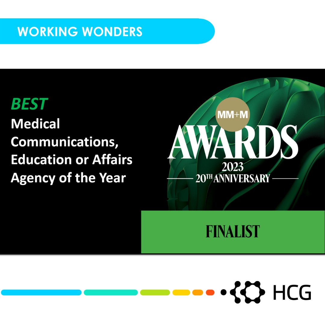 HCG is honored to be named a finalist in the Best Medical Communications, Education or Affairs Agency of the Year award category! 

We can’t wait to attend the award ceremony this fall!

#hcg #medcomms #medaffairs #MedEd