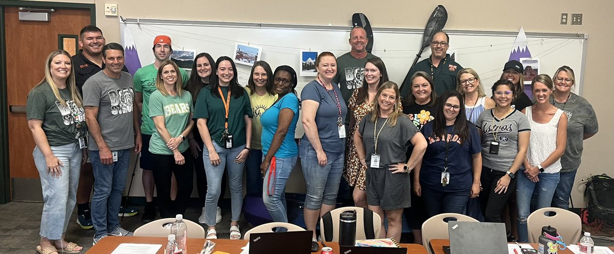 The <a href="/BeckendorffJH/">Beckendorff JH</a> leadership team conquered the first leadership meeting for the 23-24 school year. We are excited to get things going and welcome new and returning bears in August! <a href="/katyisd/">Katy ISD</a>
