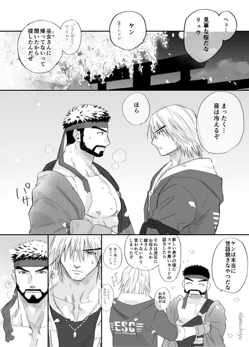 ※二次bl注意
強い者をそう思ってそうな隆拳ブロマンス漫画(隆←拳気味) 