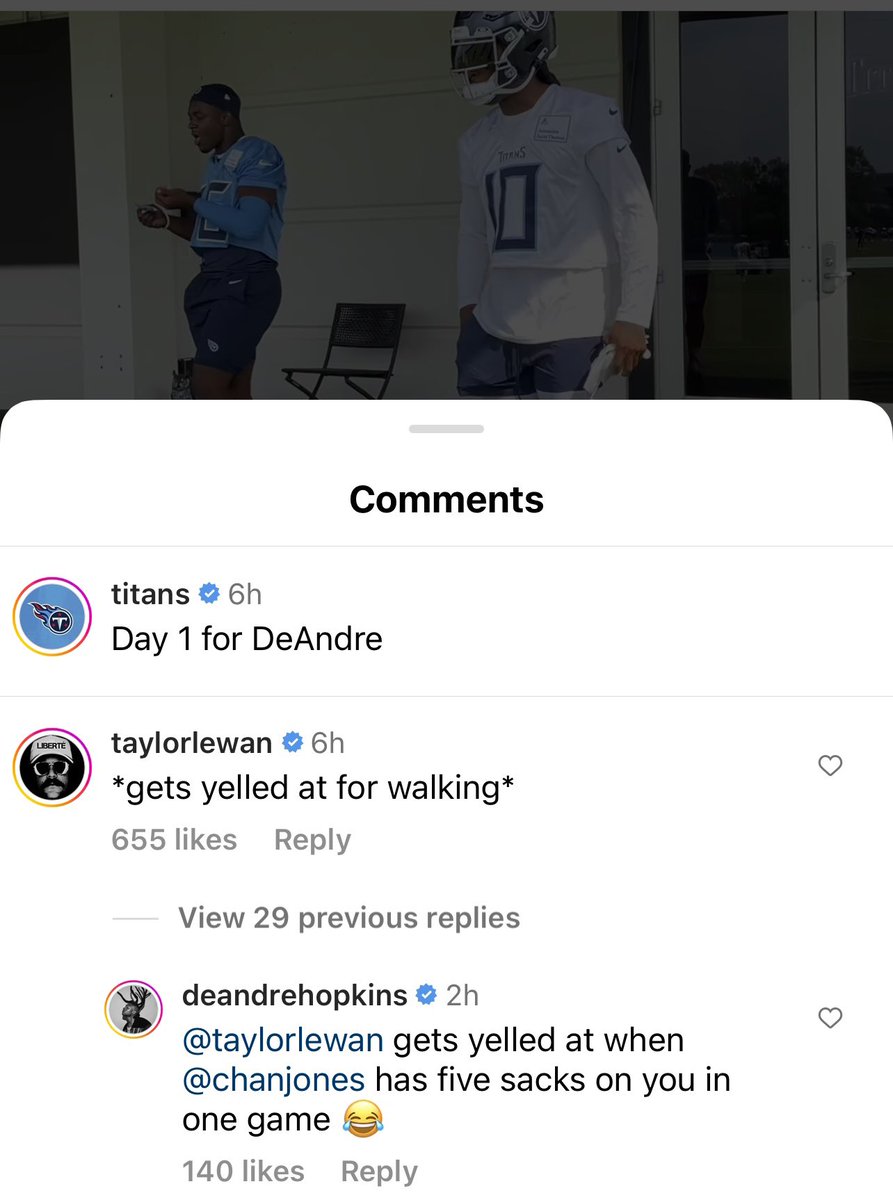 Please say a prayer for The Boy <a href="/TaylorLewan77/">Taylor Lewan</a> after <a href="/DeAndreHopkins/">Deandre Hopkins</a> murdered him 🙏 #RIPTaylorLewan