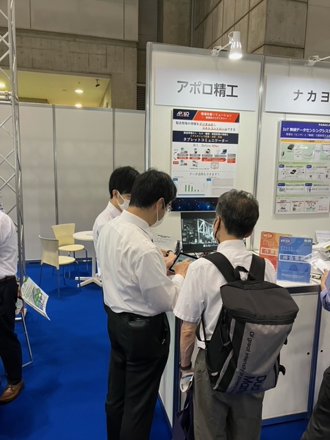 ApolloSeiko's tweet image. おはようございます❗️
東京ビッグサイトで開催されている展示会テクノフロンティア２０２３の1 Ｈー０３にてタブレットコミュニケーターを展示しています❗️
皆様のご来場、お待ちしております‼️
#technofrontier2023 #東京ビッグサイト