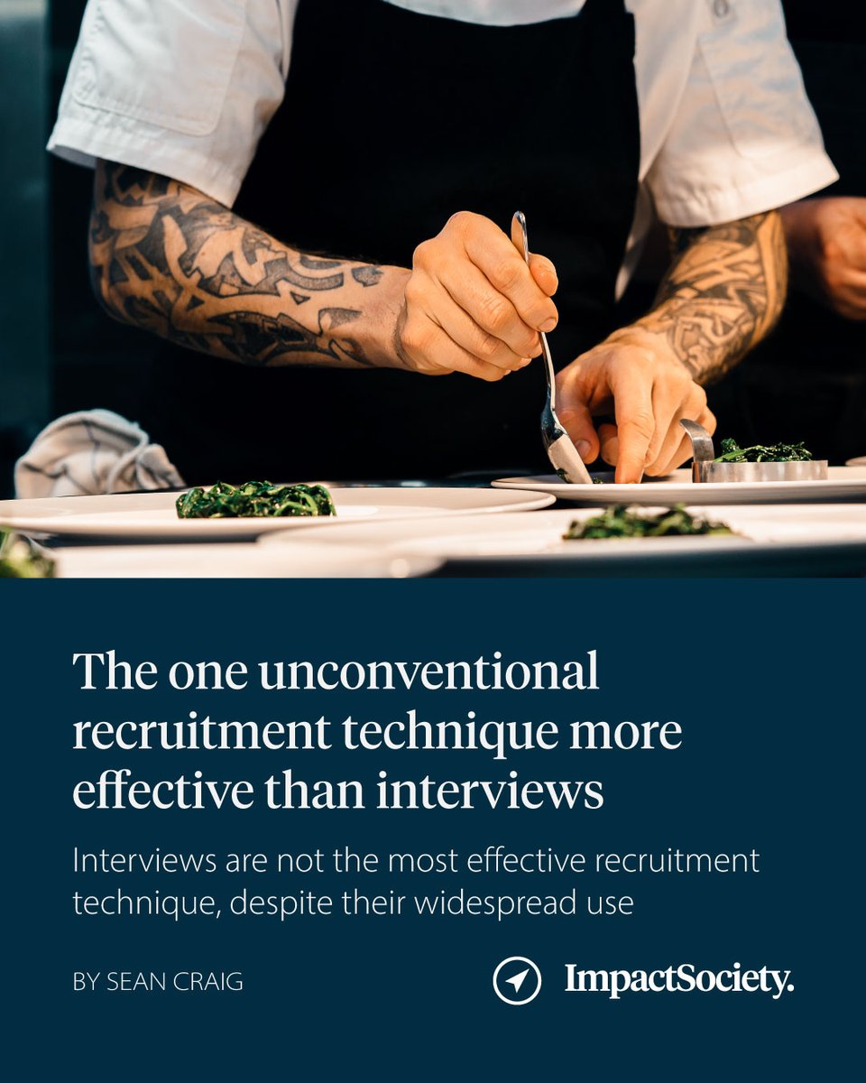 There is one unconventional recruitment technique more effective than everything else.  Even interviews.  What is it?

Read the article to find out: buff.ly/3KdqIC4

#recruitment #recruitmentprocess #recruitmenttips