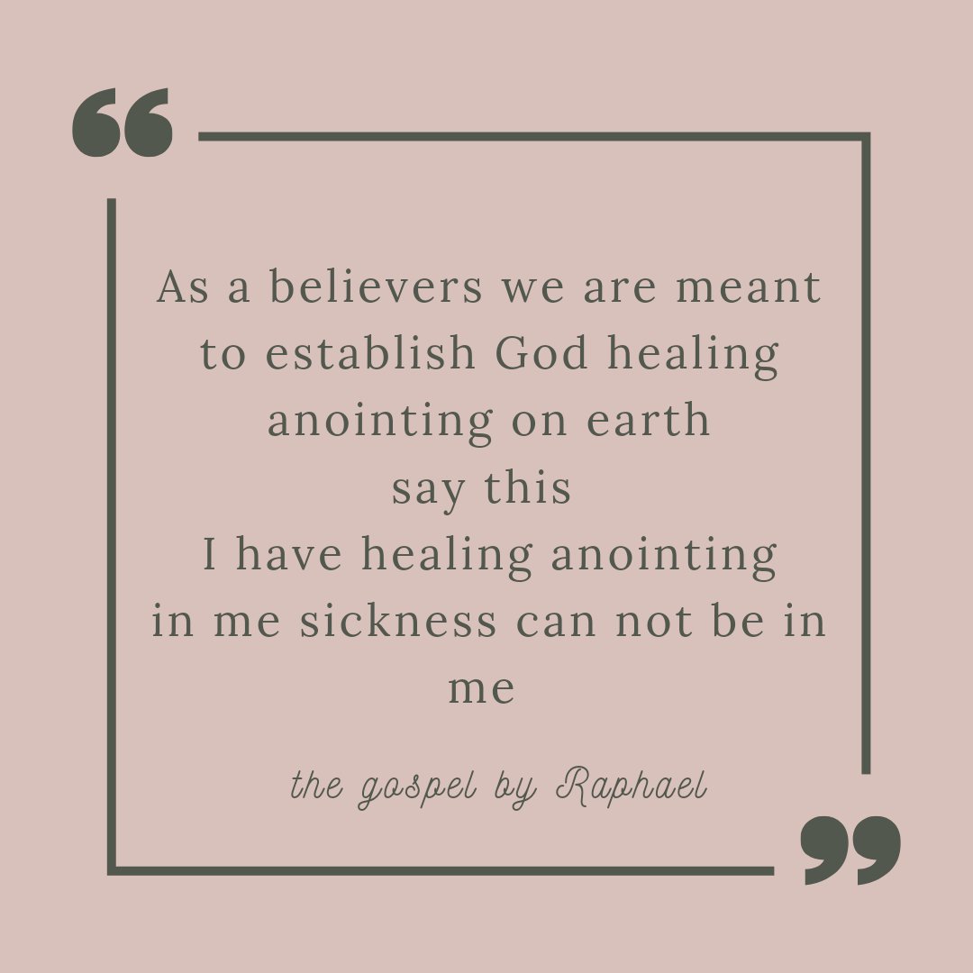 alexraphael777's tweet photo. The healing anointing is in you
#TheGospelToEveryCreature
#pstdave
#newbreedcc
#Healing https://t.co/FJRbtRQqxz