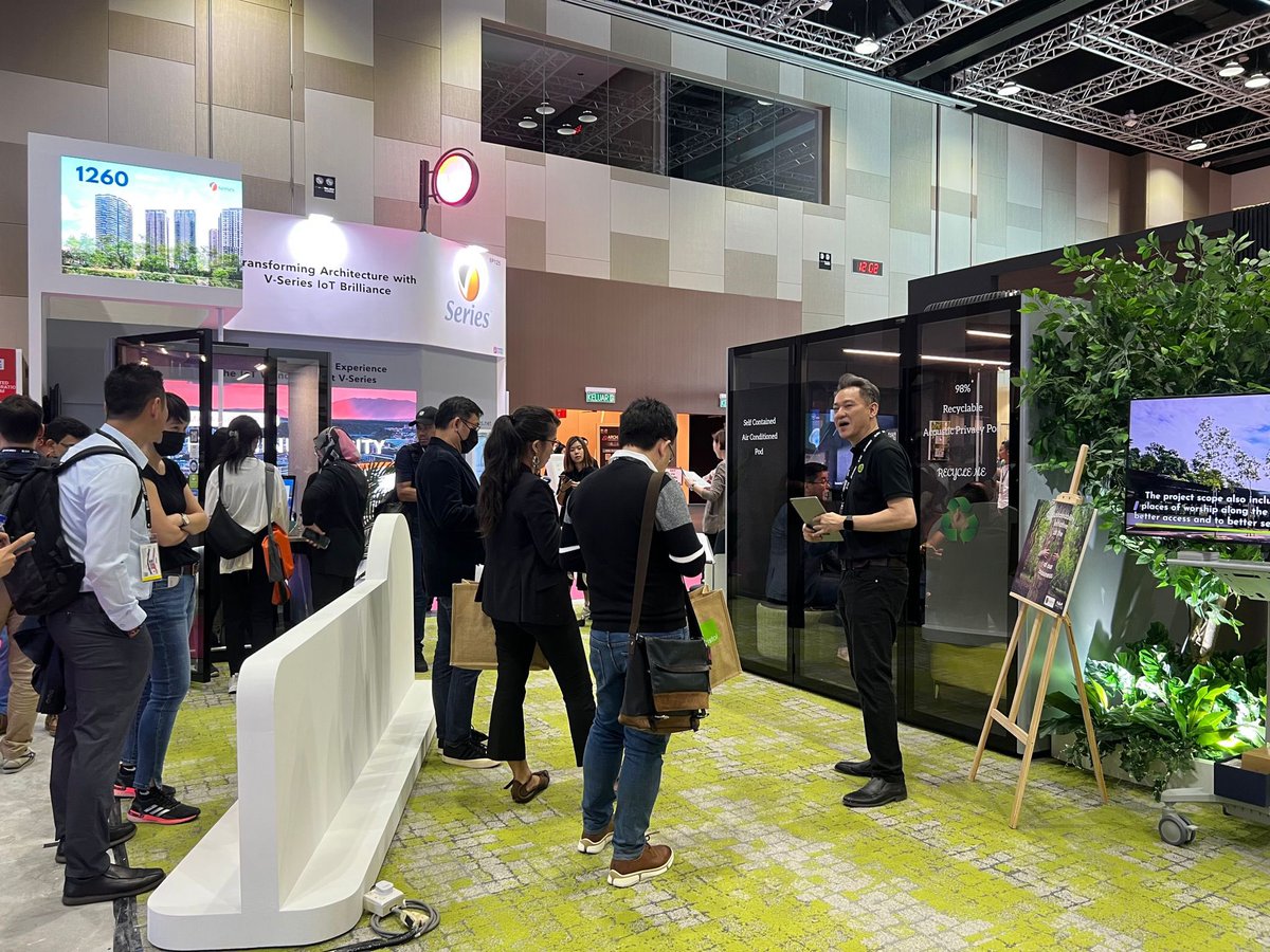 exsto_ph's tweet photo. Congratulations to EXSTO Malaysia Sdn Bhd for a succesful launch of the first Aircon Pod in Malaysia that is made of 98% recycled materials and comes with Greenguard certification.
#acousticpods #acousticsolutions #officepod #phonebooth #pods #exstopod #archidex2023 https://t.co/3TKKY8LxZx