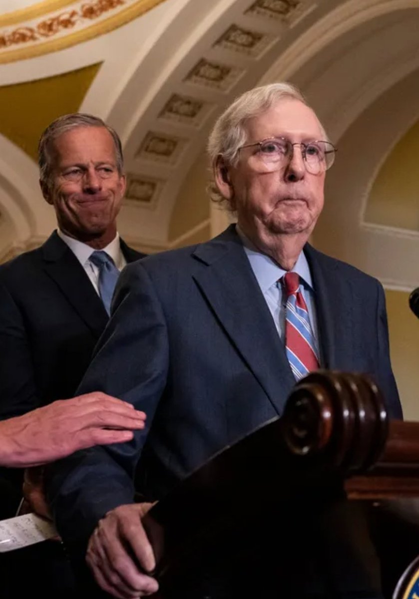 mmpadellan's tweet image. I'll tell you this: None of us like Mitch McConnell because of the horrible things he's said and done as Senator.

But he had a medical incident today, and I saw a lot of well-wishers on our side. As it should be. 

But when Senator John Fetterman had a medical episode, there…