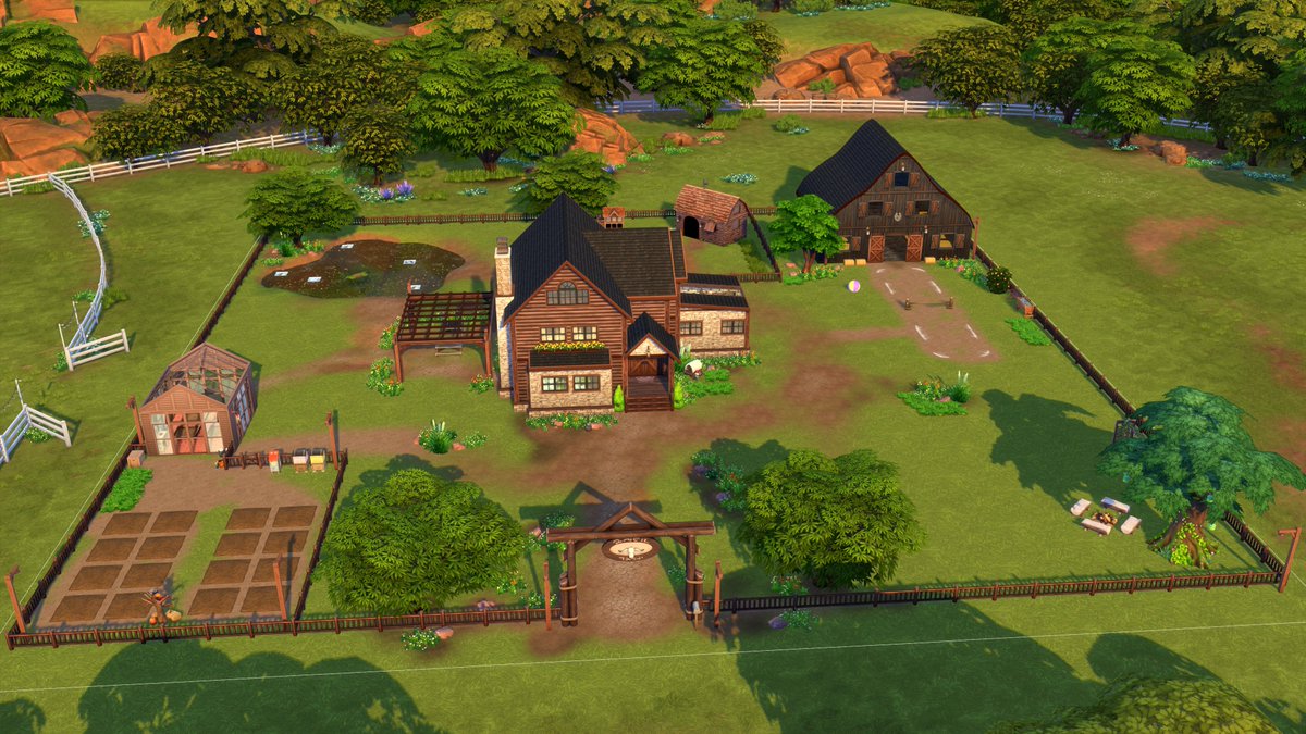MomaSimmer's tweet image. Ya terminé mi ranchito y ya está disponible en la galería, si quieres descargarlo puedes encontrarme por mi ID: MomaSimmer 🙂 tengo muchas ganas de empezar a jugar en el y vivir las aventuras rancheras en #LosSims4RanchoDeCaballos  🐴