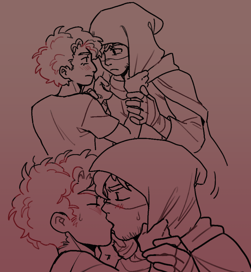 OranBerrieskw's tweet photo. just a silly #kysterion sketch 💚🧡 https://t.co/EhBhoK4rCf