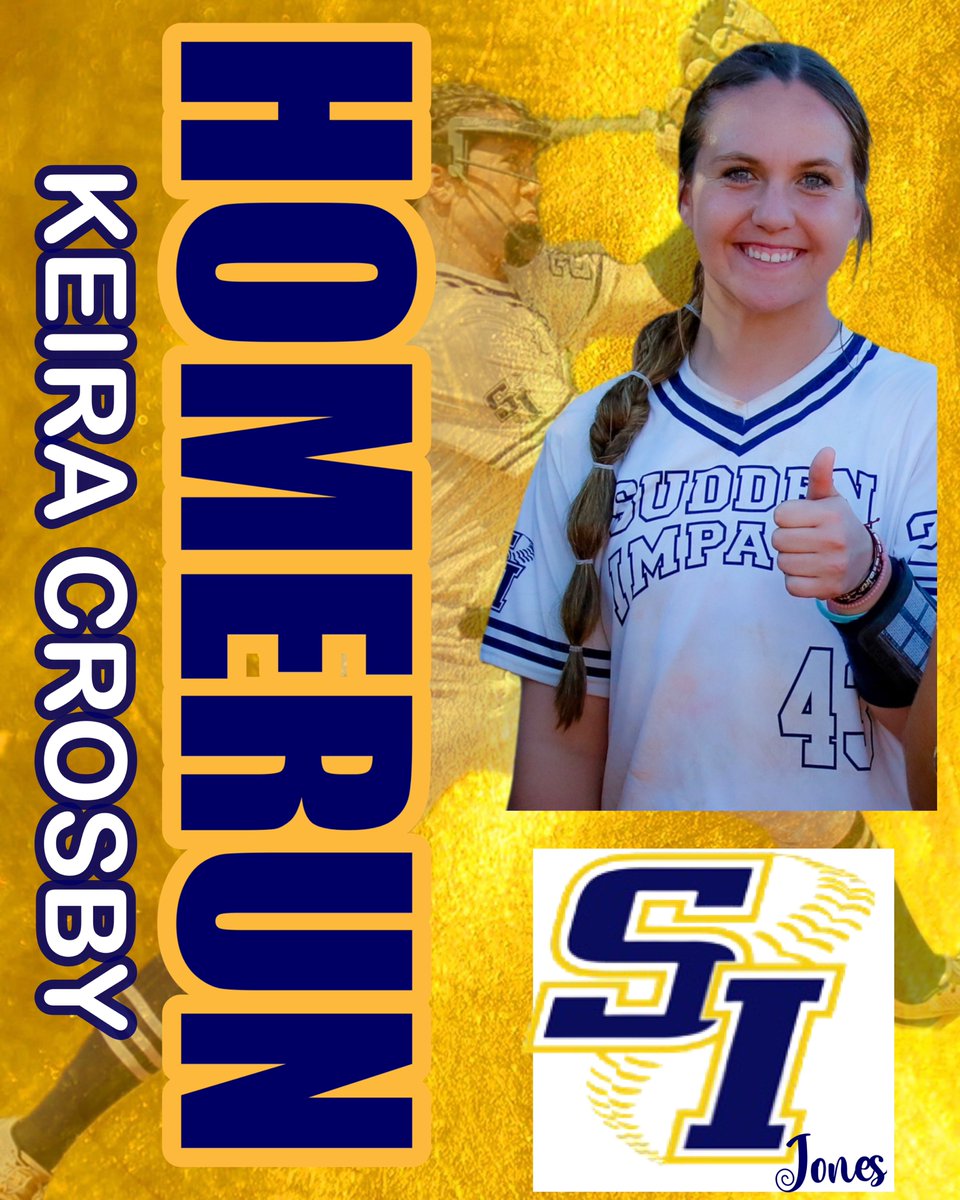 Bottom of 1 and @keiracrosby2025 launches a 💣 to get @SI16UJones ahead 3-0 here @PGFnetwork . @sifastpitch @Los_Stuff @ExtraInningSB #pitcherswhorake