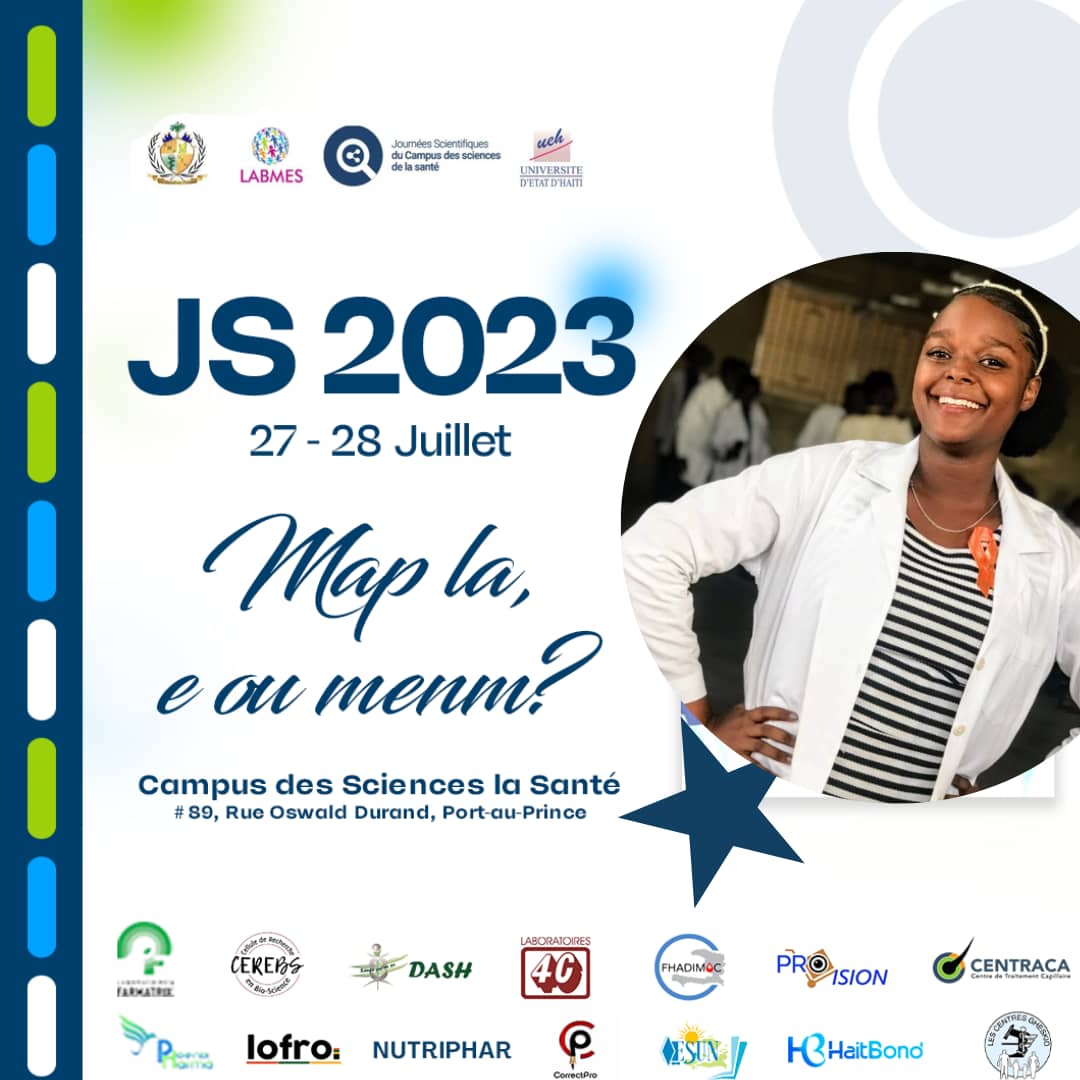 jsFMP_UEH_2023's tweet photo. Nous vous attendons impatiemment pour les Journées Scientifiques des Sciences de la Santé ces 27 et 28 juillet 2023🔥🔥🔥🔥💥💥💥🤗🤗🤗
#jscss #jscss2023 https://t.co/r4qJQiUZot