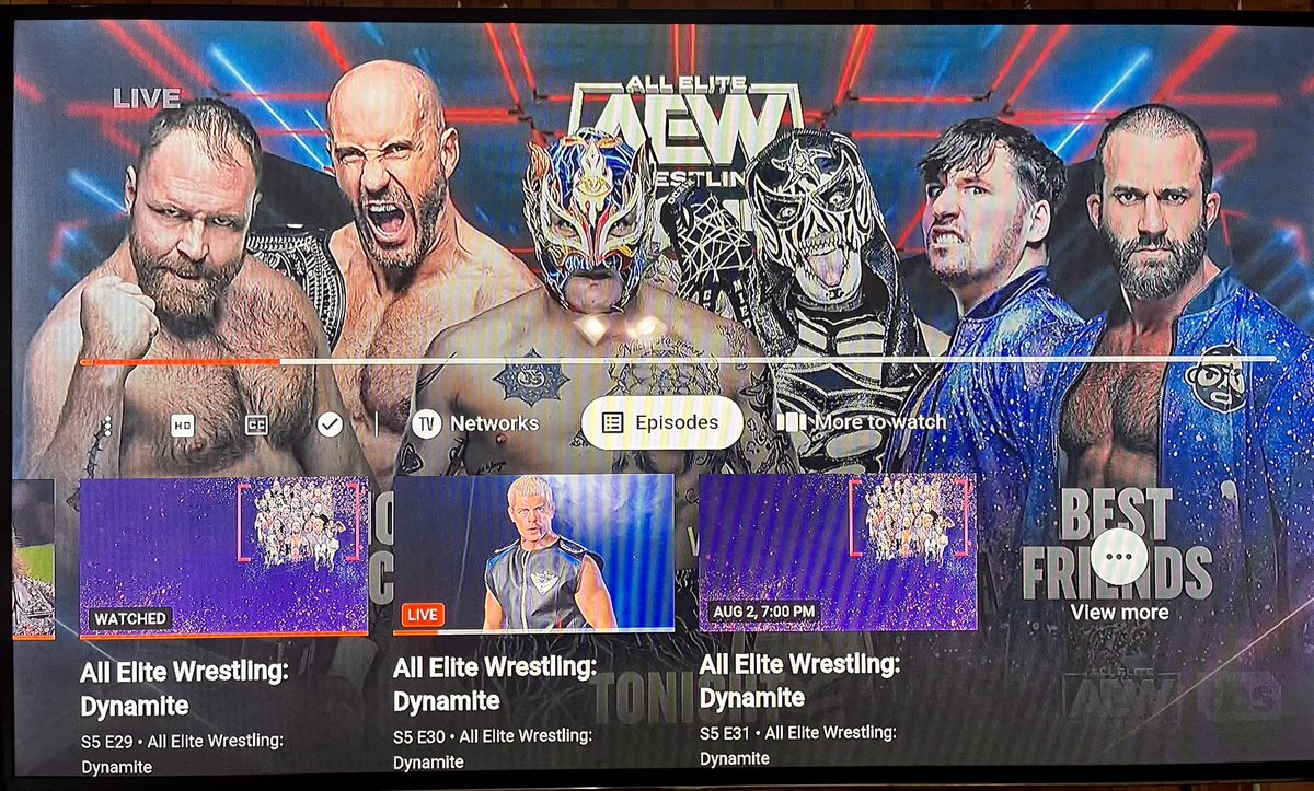 bahopper24's tweet photo. Cody coming Back to AEW tonight??? https://t.co/wiWbYYE9kB