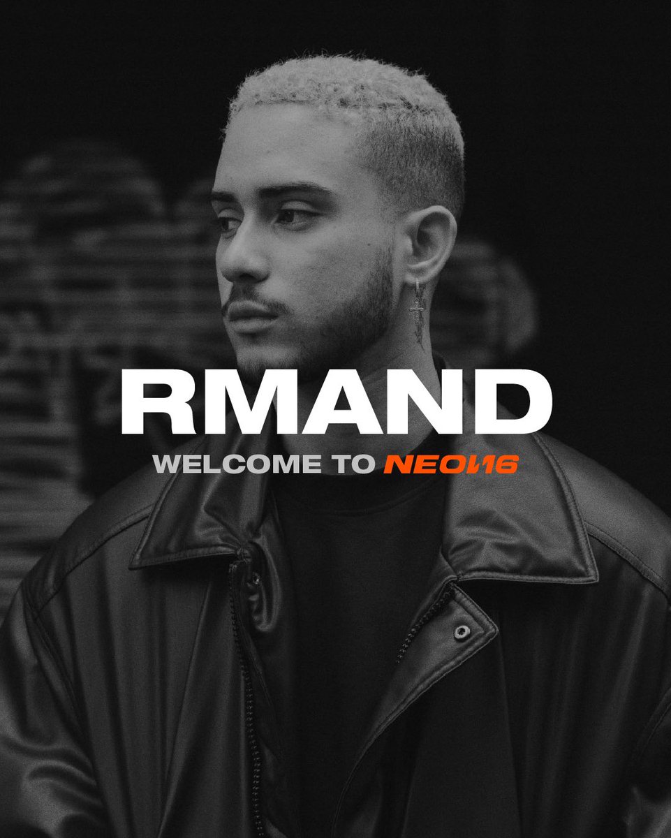Neon16_'s tweet photo. Bienvenido al 2do finalista de #LaFirmaNetflix, @rmandofficial a la #Neon16Fam 🔥🎙️

Su primer release con la casa incubadora de talentos fue el single 'XPLICIT CONTENT' parte de su siguiente EP que lleva como título '¡DE VUELTA AL MUNDO!' que se estrena el 27 de julio del 2023. https://t.co/csNIOteGTc