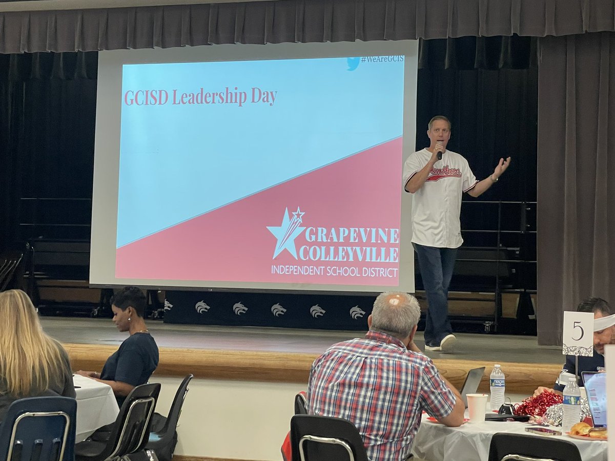 ErinGerdes's tweet photo. Grateful for a wonderful Leadership Day to kickoff the school year! Ready to see our Texans!! ♥️🤠💙 #wearegcisd https://t.co/ts8GqpThUR