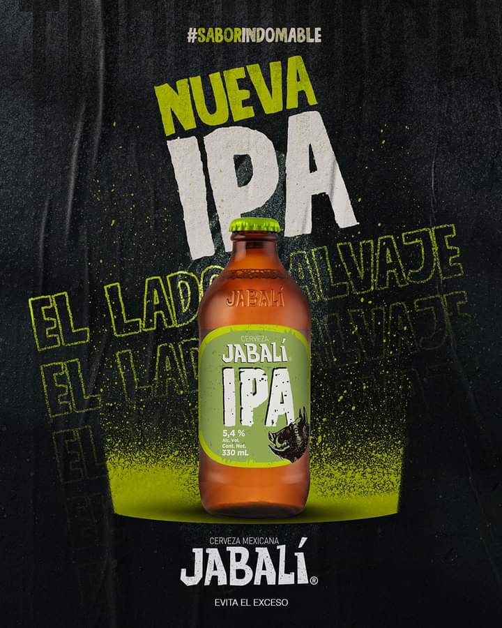 🚨 ES OFICIAL 🚨
La nueva IPA de Jabalí, ¡ya está aquí!

Despierta tus sentidos con su mezcla de frutas tropicales acompañada de notas cítricas. 

Corre por la tuya y disfruta de su sabor salvaje. 

#cervezajabali patrocinador oficial de #LoQueDureElCartón 

<a href="/PrimusCervecera/">Cervecería Primus</a> 🍺🐗