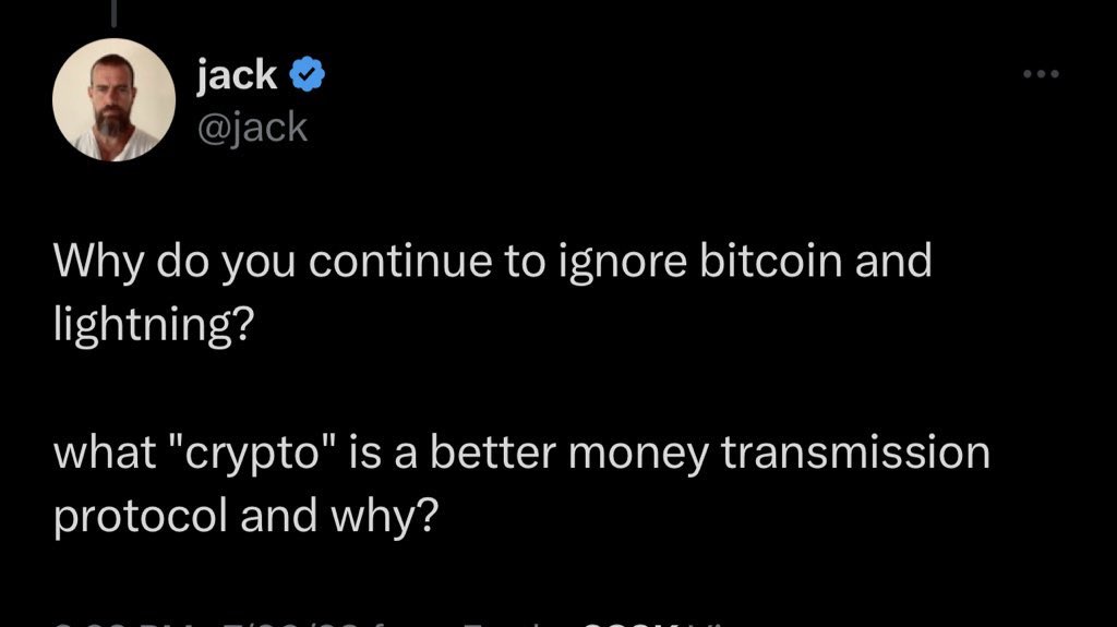 udiWertheimer's tweet photo. LIGHTNING IS A FAILURE

@brian_armstrong tweets that he is working on crypto payments and the laser-eye cult attacks “wHy nOt LiGhtNinG hUrR dURr”

you tell me! why?

why 6 years in none of you could find product-market fit?

you think harassing people online would fix this? https://t.co/QxERnTM16q