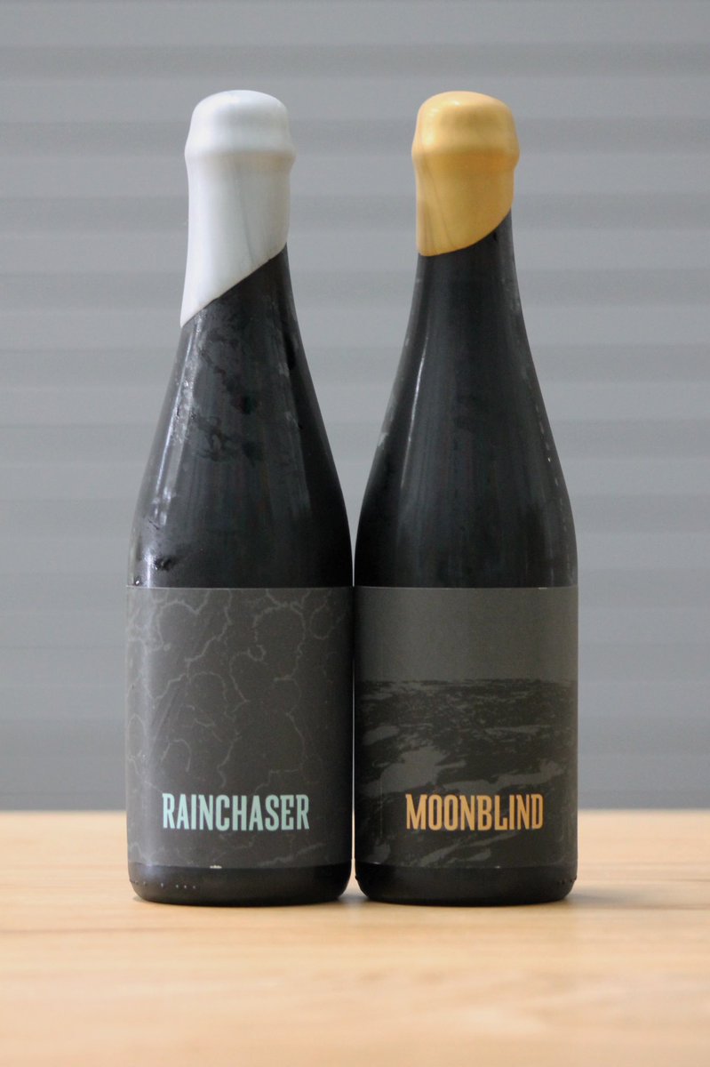 DOG DAYS OF DARK BEERS
It’s hot, but we’re here to change our mindset. Limited number of cellar bottles coming out! 4oz pours. Two available Thursday:

RAINCHASER (Collab w/Holy Mountain)// BA Barleywine

MOONBLIND // BA Imperial Stout w/ Coffee and Vanilla *Madera Members beer*