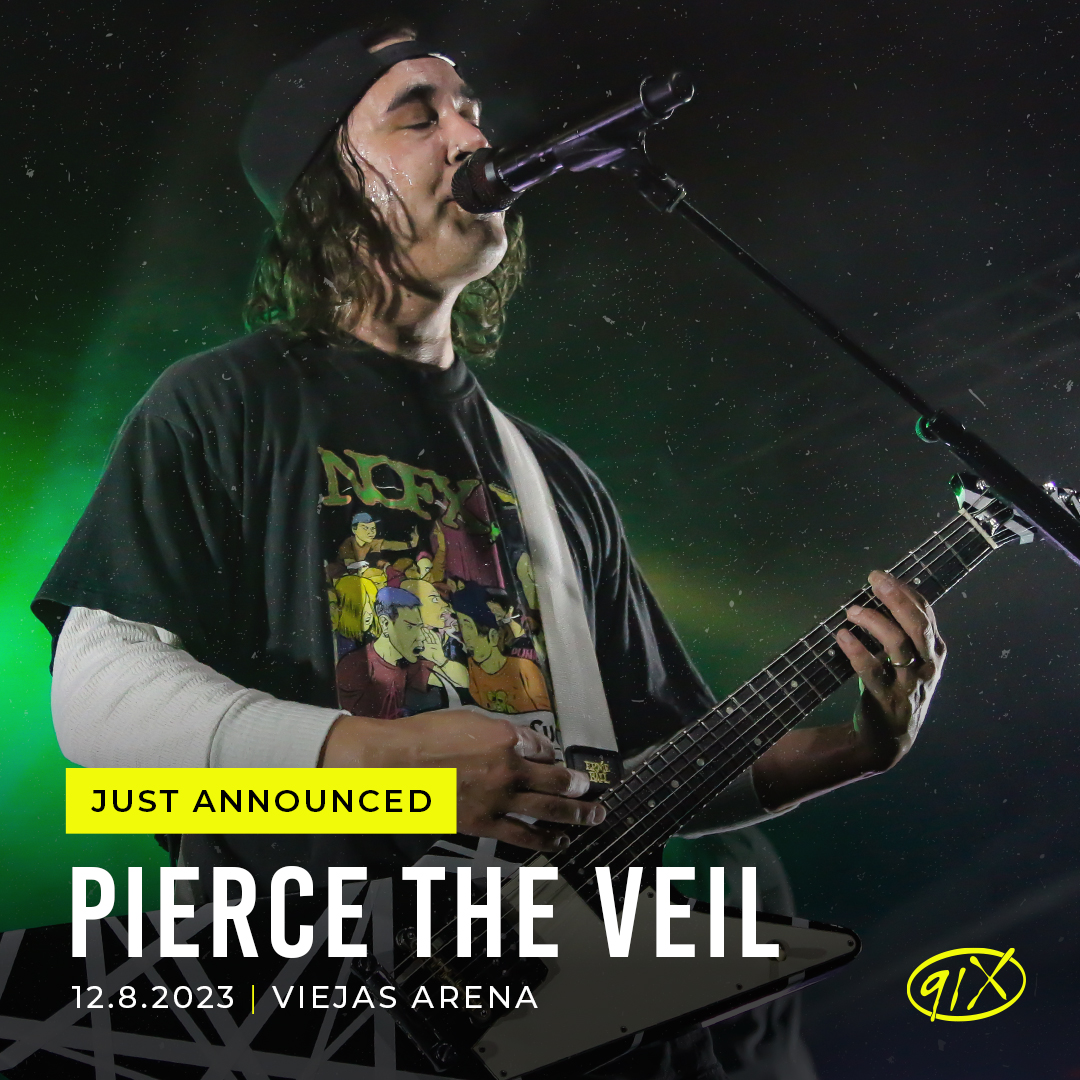 91X's tweet photo. just in case ya missed it... our hometown buds @piercetheveil are bringing their #JawsofLifeTour to the @ViejasArena this december, alongside @lsdunes, @dayseeker, and @destroyboysband!

@91xmartyanddanielle are giving away tickets tomorrow and friday. tune in and win!🤝 https://t.co/J8bYCQnnT5