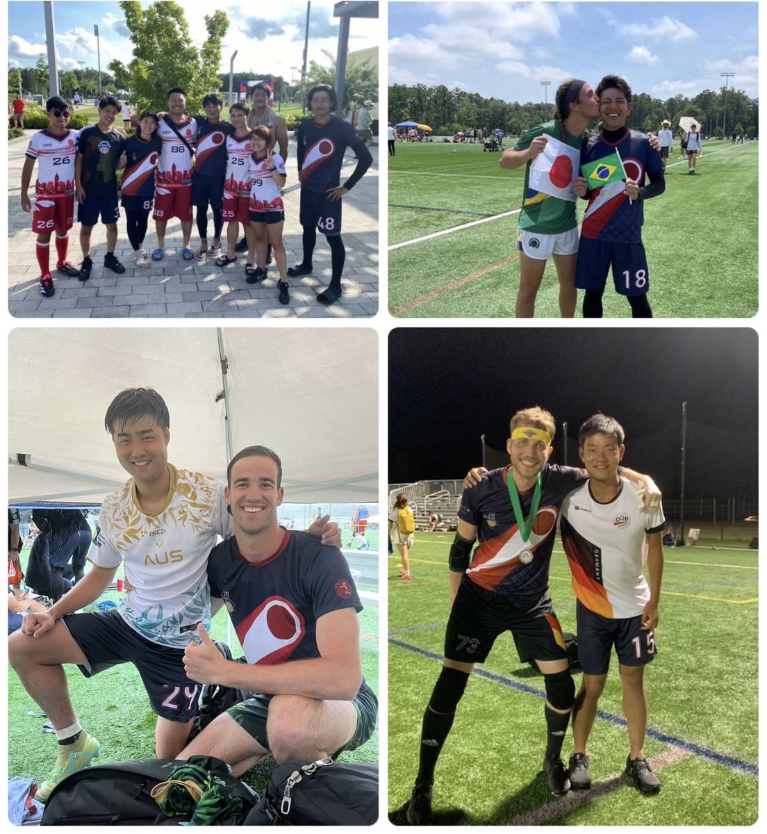 GrowS_info's tweet photo. 🏆IQA WORLD CUP🏆
対戦国の選手と仲睦まじい様子を見せる日本代表チーム🇯🇵✨ 『相手へのリスペクトと感謝を1番に』-GrowSの取材中、チームキャプテン・小山耕平さんが教えてくださったチームの礎が滲み出ているシーンの数々が印象的です🤗🌸
【記事はこちらから💁‍♀️】https://t.co/Rb4OMbFQeF https://t.co/4lv6g1xUC7