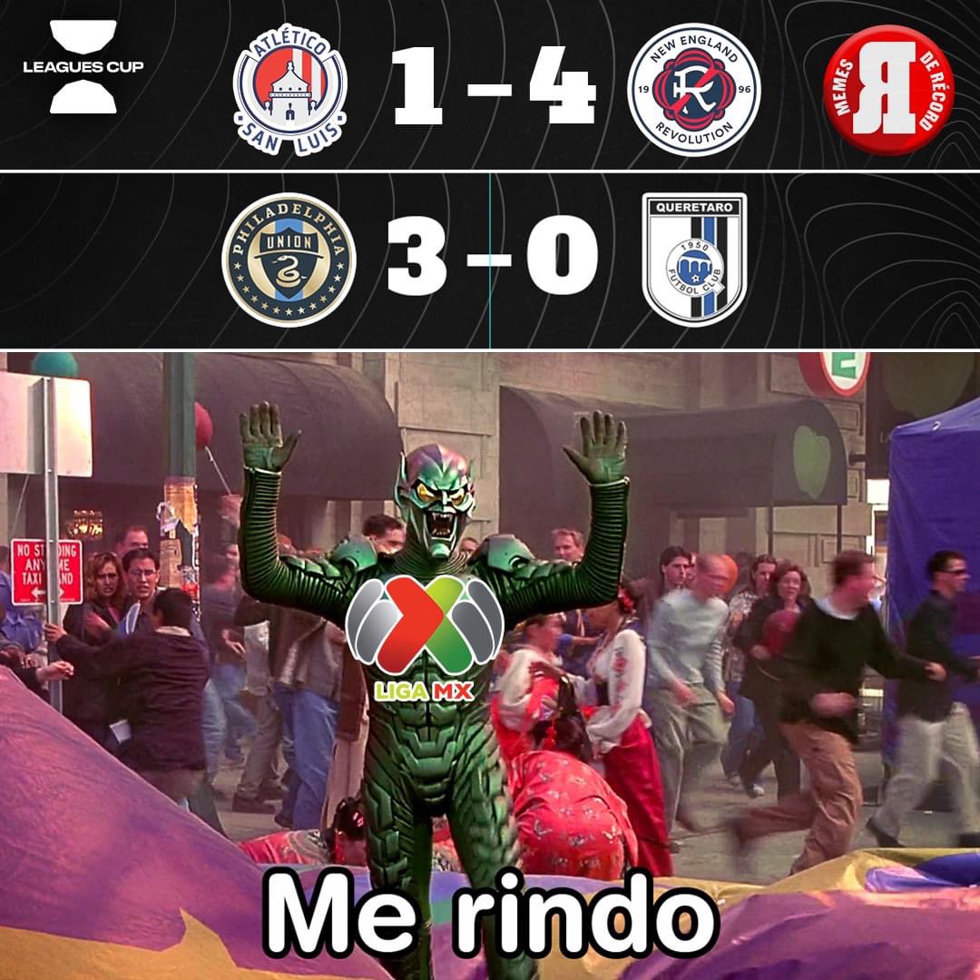 record_mexico's tweet photo. La Liga MX jugando ante los equipos de la #MLSSeasonPass 

Querétaro y A. San Luis cayendo feo https://t.co/eO5D9nGRUB