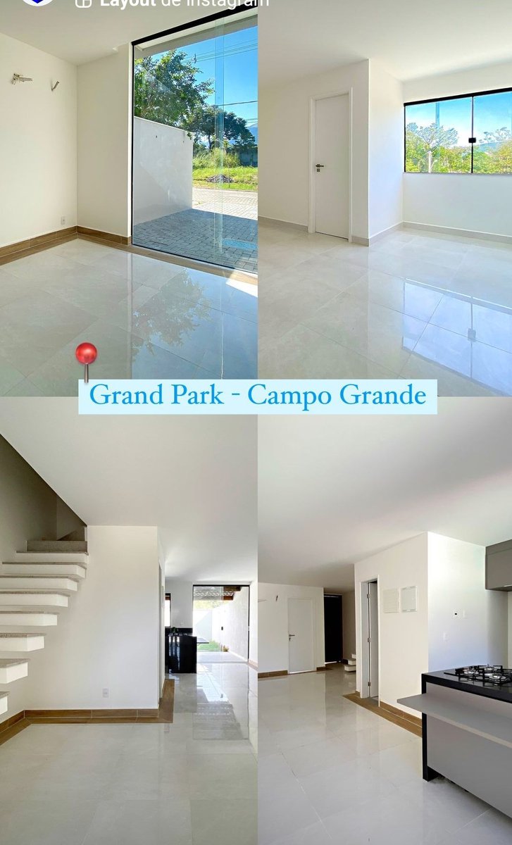 Bensimovel's tweet photo. 🍂🏝 *GRAND PARK* 🏖☀

*PRÓXIMO AO PARK SHOPPING CAMPO GRANDE*😎✌

• Casa com 3 quartos (2 suítes com closet)
• Piscina 
• Varanda gourmet com bancada e churrasqueira 
• Bancadas e escada em granito
• Casa entregue com porcelanato na sala e nos quartos

———————————— https://t.co/OxuwW3AbSf