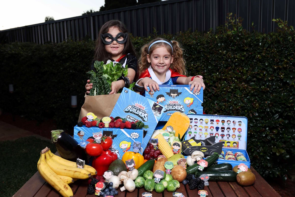 Coles DC Super Heroes and Fresh Food Challenge
