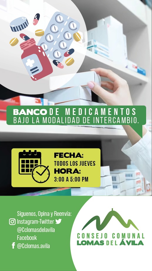 Todos los jueves
De 3 a 5 pm, C.C. Lomas del Ávila