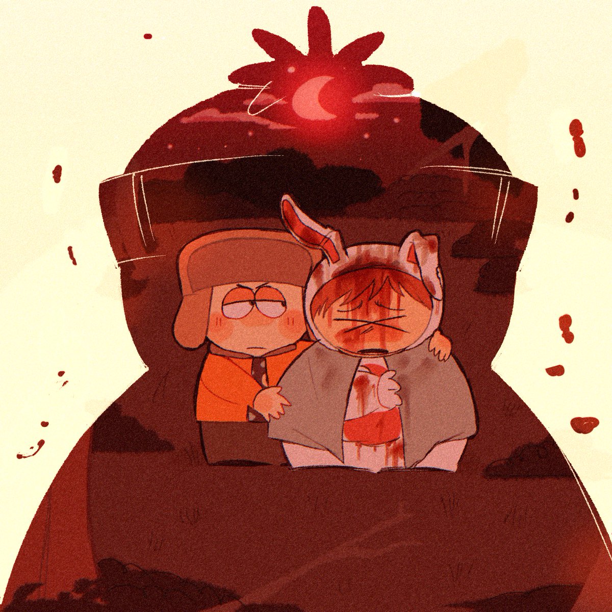 Mely_Tucker's tweet photo. Me inspiré de un dibujo que vi en Instagram, lo hice de kyman 👏🔥🔥🔥 💚❤️ #spkyman #ericcartman #kylebroflovski https://t.co/LLioc2nOX9