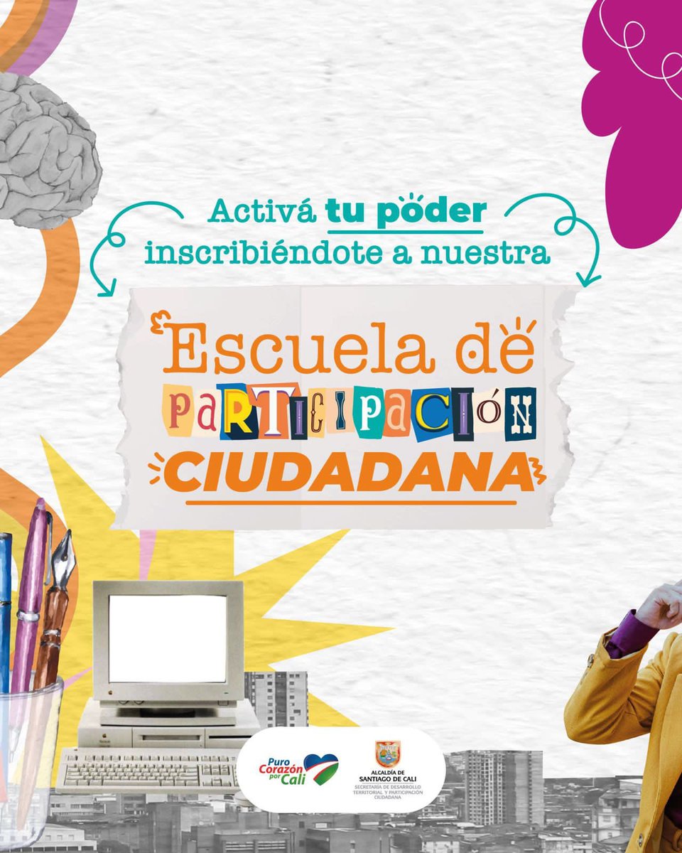 Monicajvalencia's tweet photo. ¿Te interesan estos temas? liderazgo, innovación, control social, gestión pública. En @Cali_Participa tenemos convocatoria abierta para entregar 1200 becas de formación avanzada en estas herramientas claves para la participación ciudadana. 
Buscamos tu poder caleño🔥💪🏽
Link ⬇️ https://t.co/Qa6zQiICt5